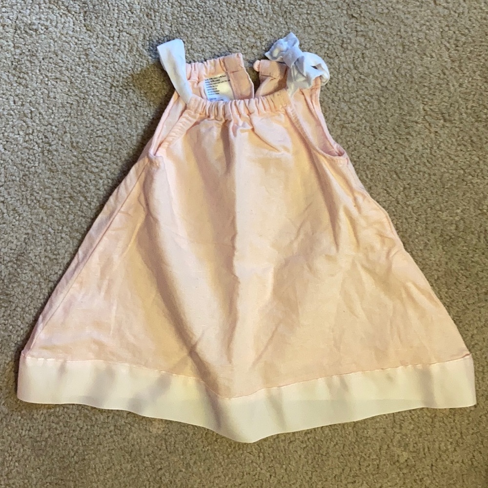NEW Beba Bean linen/cotton dress with bow